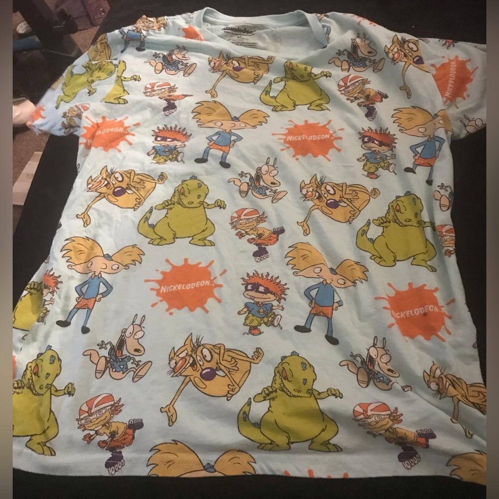 Nickelodeon characters t-shirt, woman’s medium